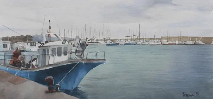Puerto pesquero de Garrucha (Almería)