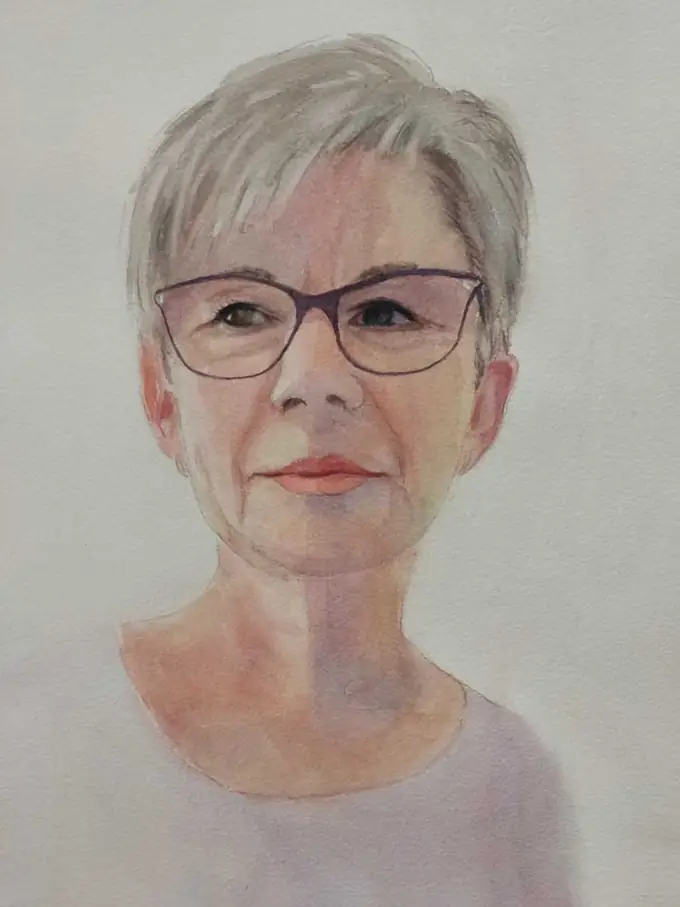 Autorretrato de Nieves Millán Moya