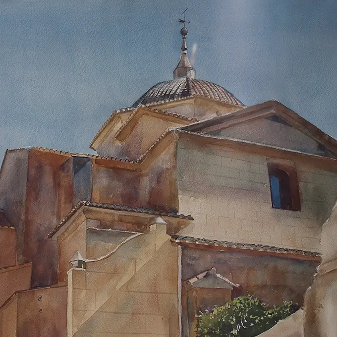 Cúpula de la Iglesia Huercal Overa (Almería)
