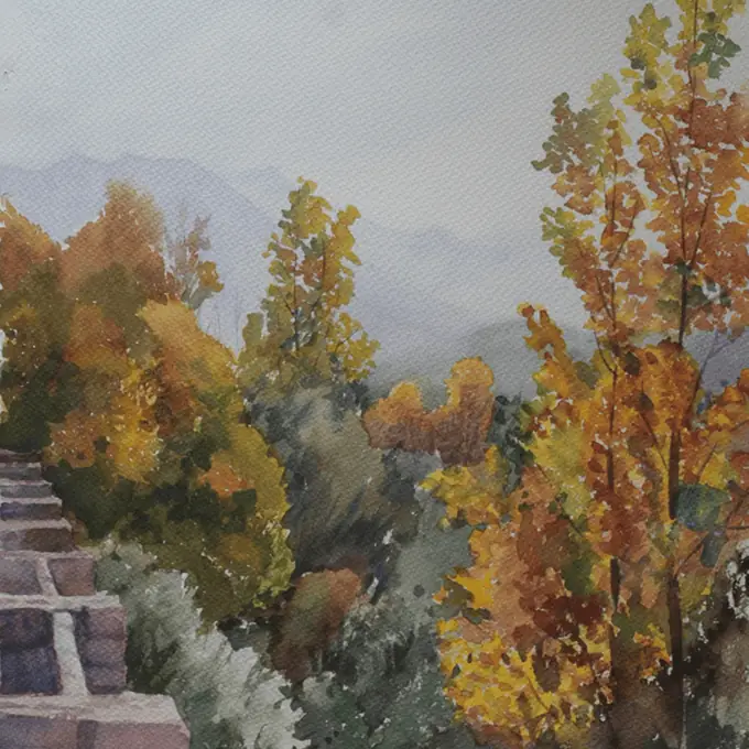Otoño en el río Dilar (Granada)