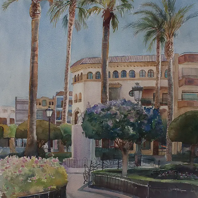 Plaza de la Constitución Huercal Overa (Almería)